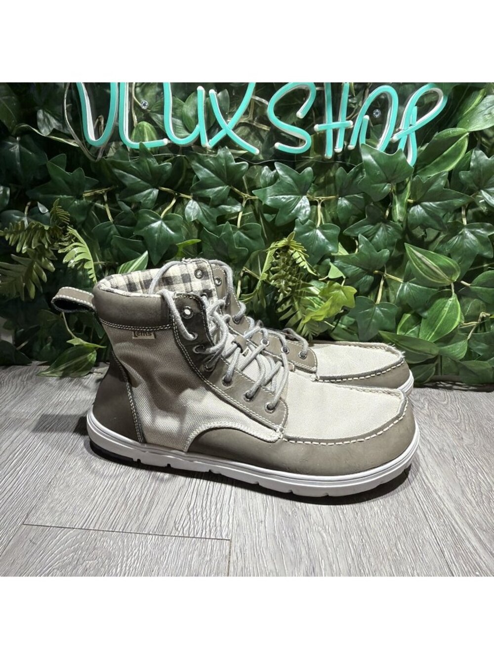 Lems Boulder Boot Mens US 12 Unisex 46 EU Gray  Flannel Lined Zero Drop